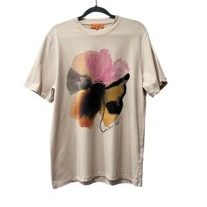 Stine Goya Magnolia Garden T-Shirt Watercolor Floral Graphic Light Jersey Medium